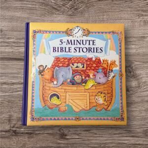 5 Minute Bible Stories Kids Book Noah Ark Christian Children Storybook